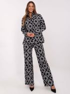 Komplet damski, czarny, Lakerta