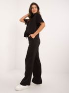 Komplet damski, czarny, Lakerta