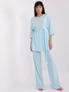 Komplet damski, niebieski, Lakerta