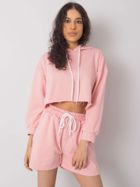 Komplet damski, różowy, Ex Moda