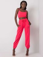 Komplet damski, różowy, Ex Moda