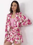 Komplet damski, różowy, Italy Moda