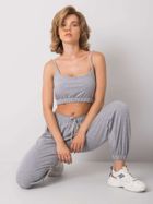 Komplet damski, szary, Ex Moda