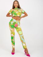 Komplet damski, zielony, Italy Moda