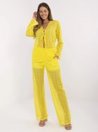 Komplet damski, żółty, Lakerta