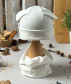 Komplet dziecięcy, Czapka, Komin, ecru, Iltom