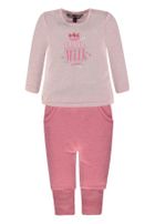 Komplet dziewczęcy, Bluzka z długim rękawem, Spodnie, różowy, Kanz
