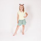 Komplet dziewczęcy, Bluzka z krótkim rękawem, Szorty, mix, Nicol