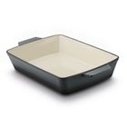 Konighoffer, brytfanna żeliwna, emaliowana, szara, 39-23-7 cm