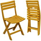 Koopman, Komodo, krzesła cateringowe, składane, plastikowe, beżowe, 4 szt.