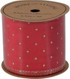 Koopman, wstążka złote kropki, czerwona, 6,3-300 cm
