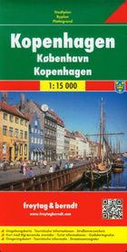 Kopenhaga. Mapa. Skala: 1:15 000
