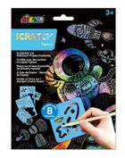 Kosmos. Wydrapywanki z szablonami