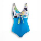 Kostium kąpielowy damski jednoczęściowy, niebieski, Mariss