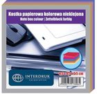 Kostka papierowa, nieklejona, kolorowa, 85-85-35 mm