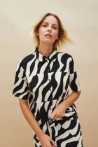 Koszula damska, czarna, Moodo