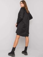 Koszula damska z długim rękawem, czarna, Ex Moda