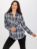 Koszula damska z długim rękawem, szara, Factory Price