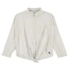 Koszula dziewczęca z długim rękawem, ecru, Tom Tailor