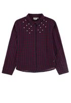 Koszula dziewczęca z długim rękawem, granatowa, Tom Tailor