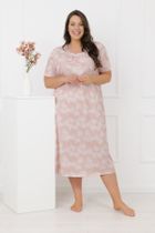 Koszula nocna damska, różowa, Ereni, Italian Fashion