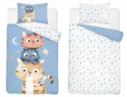 Kotki, 2-częściowy komplet pościeli dziecięcej, niebieski, 90-120 cm