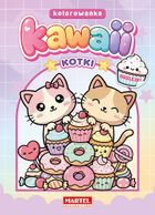 Kotki z naklejkami. Kawaii