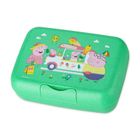 Koziol, Świnka Peppa, lunchbox z małym pojemniczkiem, zielony
