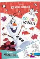 Kraina Lodu 2. Kolorowanka. Kolorowanka z naklejkami