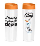Kraina Lodu, Jestem Olaf, kubek termiczny, 400 ml