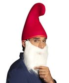 Krasnoludek, czapka, czerwona