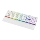 Krux, Frost RGB, klawiatura, srebrno-biała