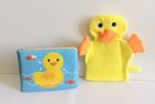 Książeczka kąpielowa z myjką. Kaczuszka