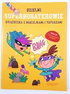 Książeczka z naklejkami i tatuażami. Superbohaterowie