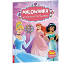 Księżniczki Disneya. Malowanka z diamencikami