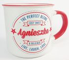 Retro, kubek ceramiczny, Agnieszka, 300 ml