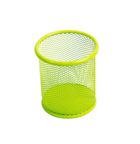 Kubek na długopisy siatka, limonka