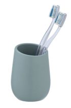 Kubek na szczoteczki, ceramiczny, Badi, błękitny