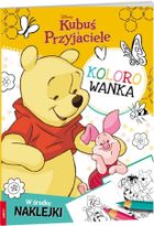 Kubuś i Przyjaciele. Kolorowanka z naklejkami