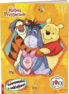 Kubuś Puchatek i przyjaciele. Kolorowanka z naklejkami