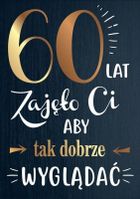 Kukartka, karnet B6, Urodziny 60