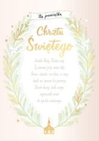 Kukartka, karnet, Chrzest