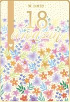 Kukartka, karnet, Urodziny 18