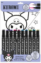 Kuromi, zestaw kreatywny z flamastrami, 12 elementów