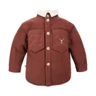 Kurtka chłopięca, polarowa, brązowa, Eevi