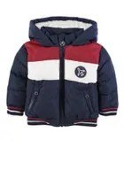 Kurtka chłopięca z kapturem, granatowa, Kanz