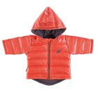 Kurtka chłopięca z kapturem, pomarańczowa, Eevi