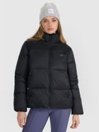 Kurtka damska, ocieplana, czarna, 4F