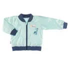 Kurtka dziewczęca, bomberka, turkusowa, żyrafa, Eevi