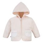 Kurtka dziewczęca, polarowa, ecru, Eevi